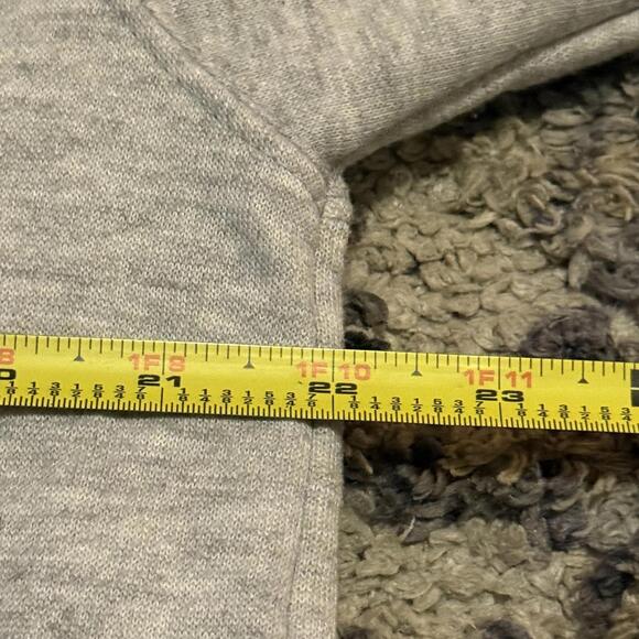 Vintage Cottagecore Birdhouse Embroidered Snap Cardigan Gray Large - Picture 6 of 7